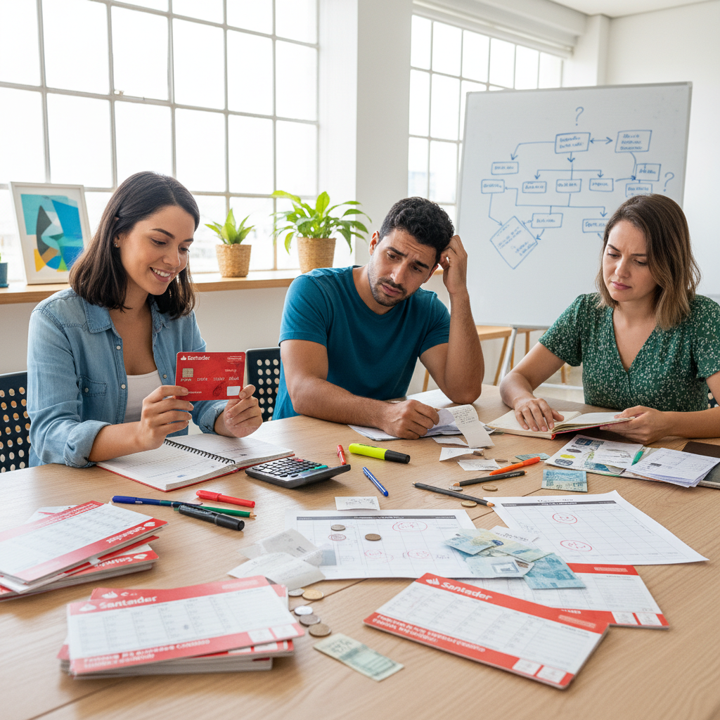 Comparativo de tipos de cartão de crédito Santander para diferentes perfis