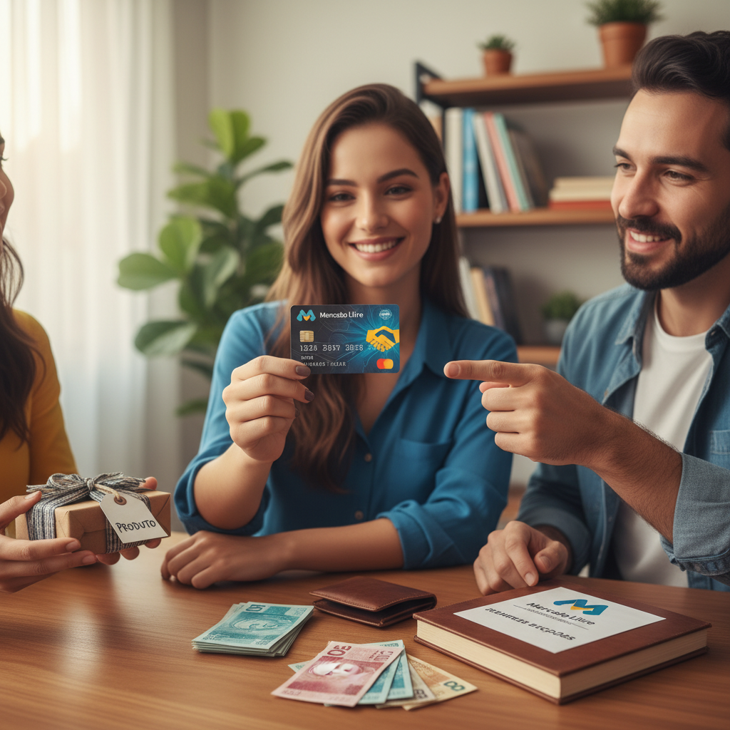 Cartão de crédito do Mercado Livre funcionando no app Mercado Pago