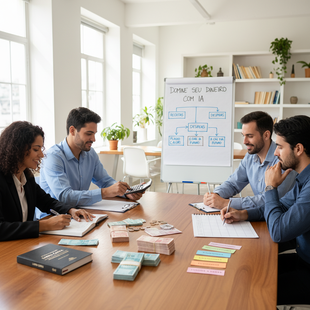 Gerenciamento financeiro caixa e controle de entradas e saídas