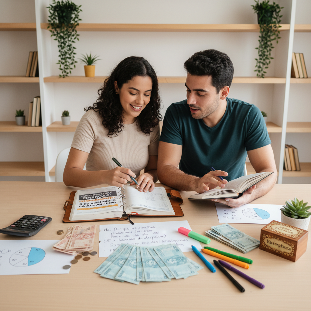 Como Organizar Finanças: A Regra dos 3 Números que te Leva do Caos ao Lucro Pessoa frustrada tentando organizar finanças com planilha