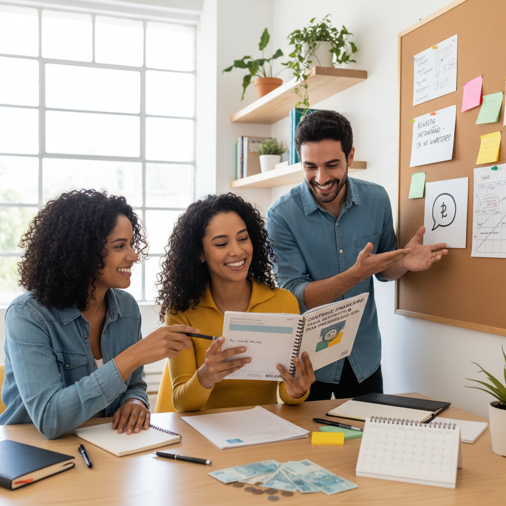 Interface de controle financeiro app via WhatsApp usando Inteligência Artificial