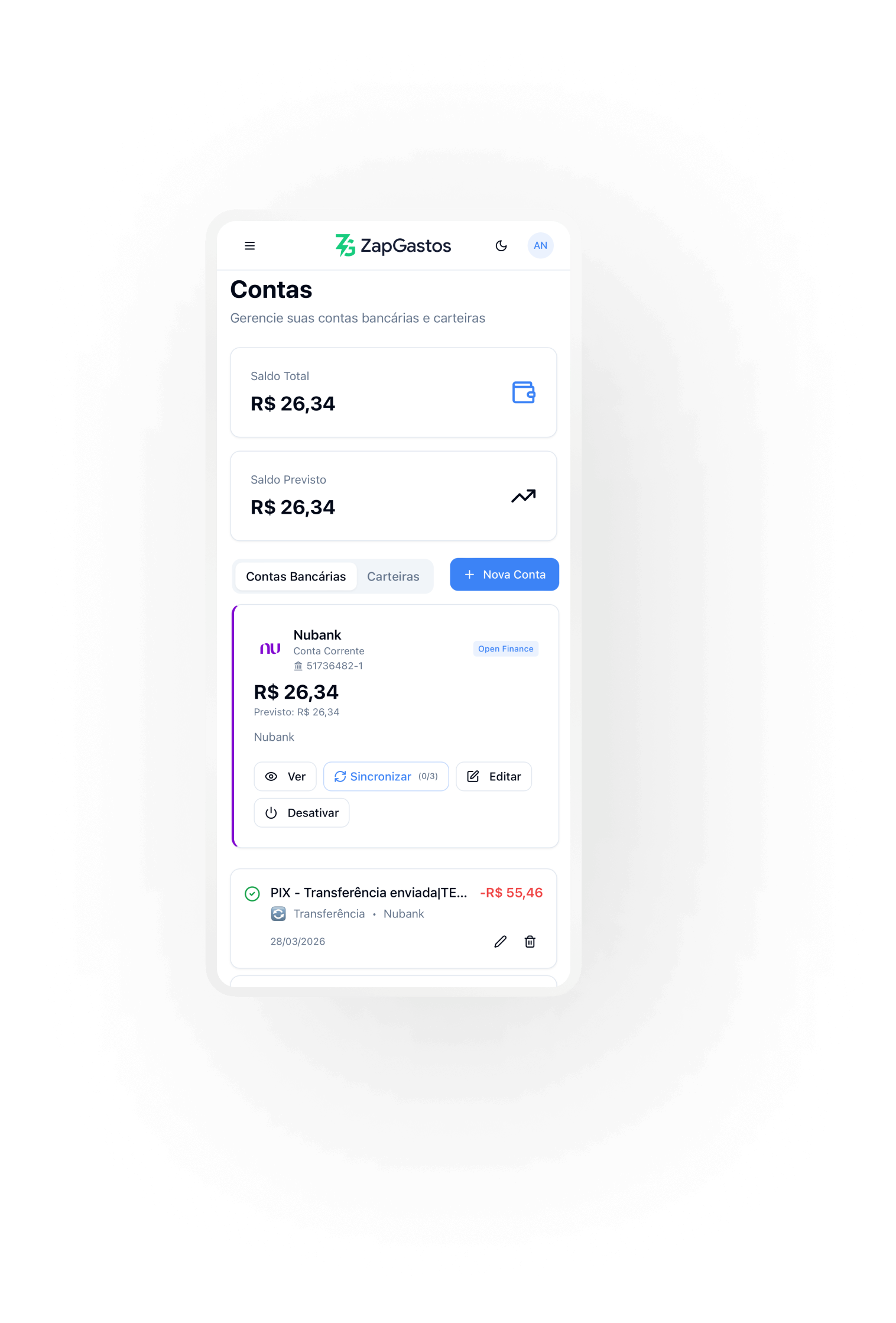 Assistente Financeiro no WhatsApp melhor que planilha de controle financeiro