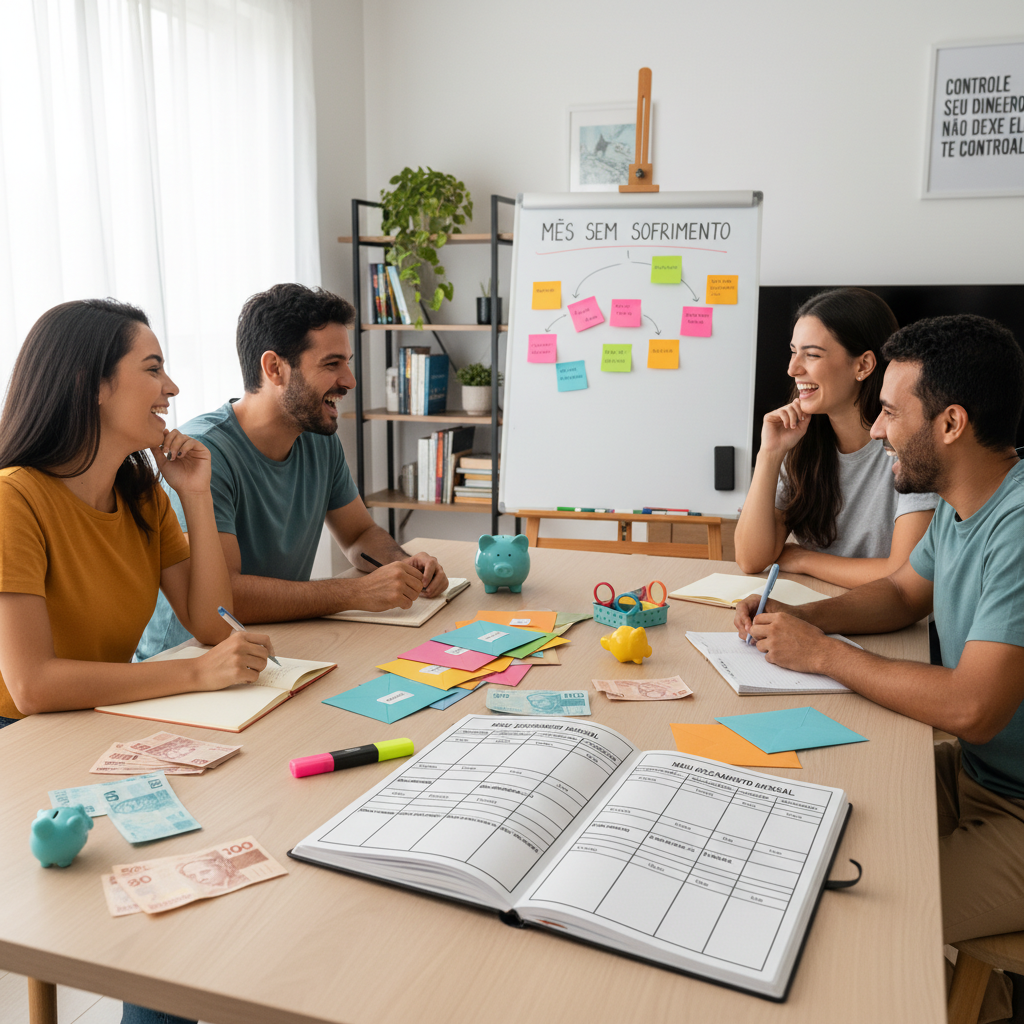 Gráfico de pizza mostrando a aderência ao gerenciamento financeiro pessoal