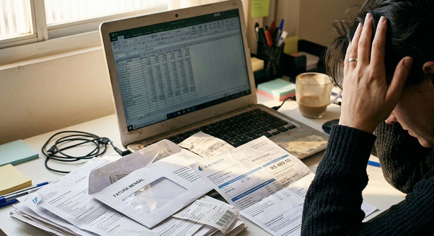 Planilha Financeira Pessoal Grátis: Por Que Ela Não Resolve Seu Orçamento (E o Que Funciona)