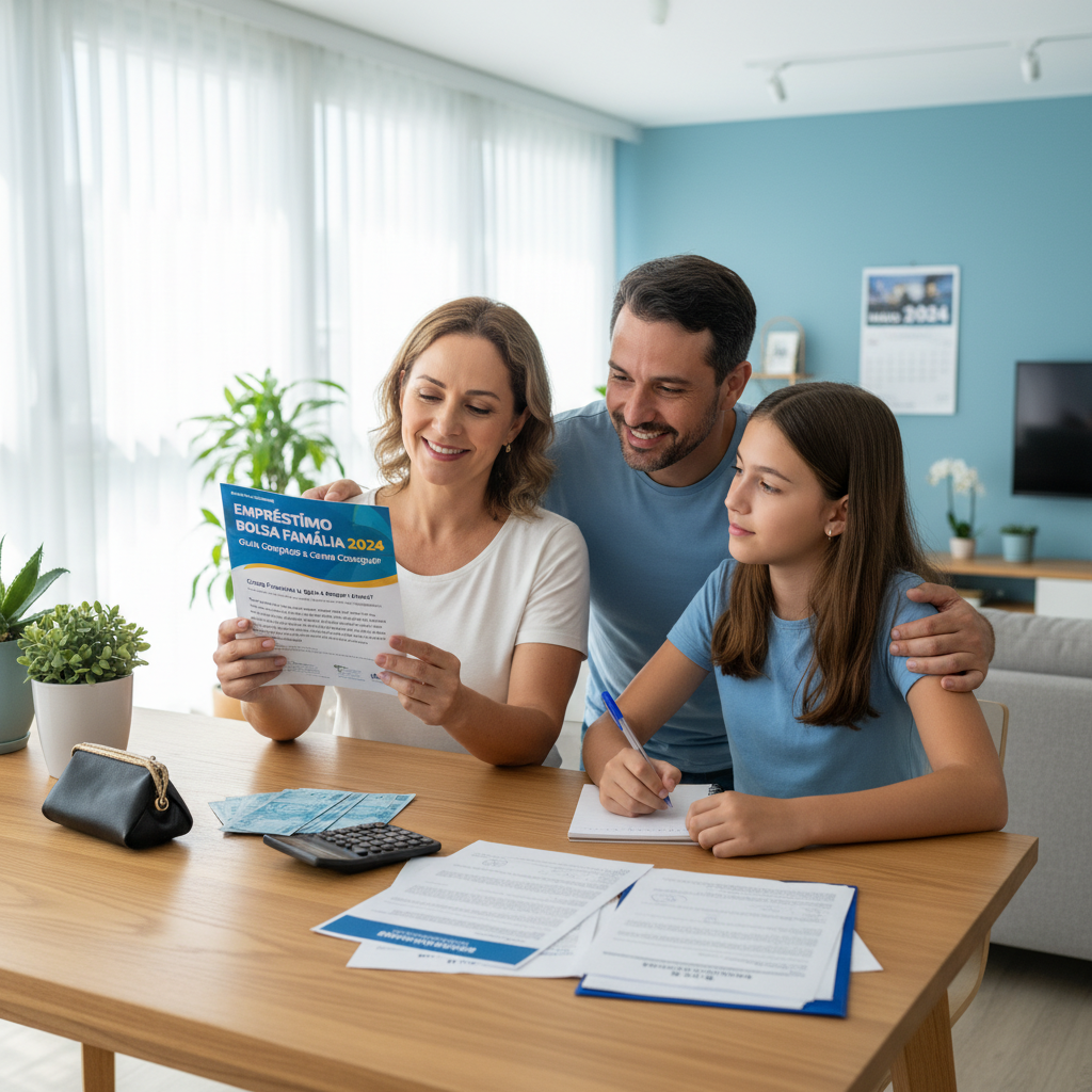 Empréstimo Bolsa Família em 2026: o que mudou, o que é permitido e como proteger seu dinheiro Homem analisando o benefício do Bolsa Família no celular para entender as regras de empréstimo